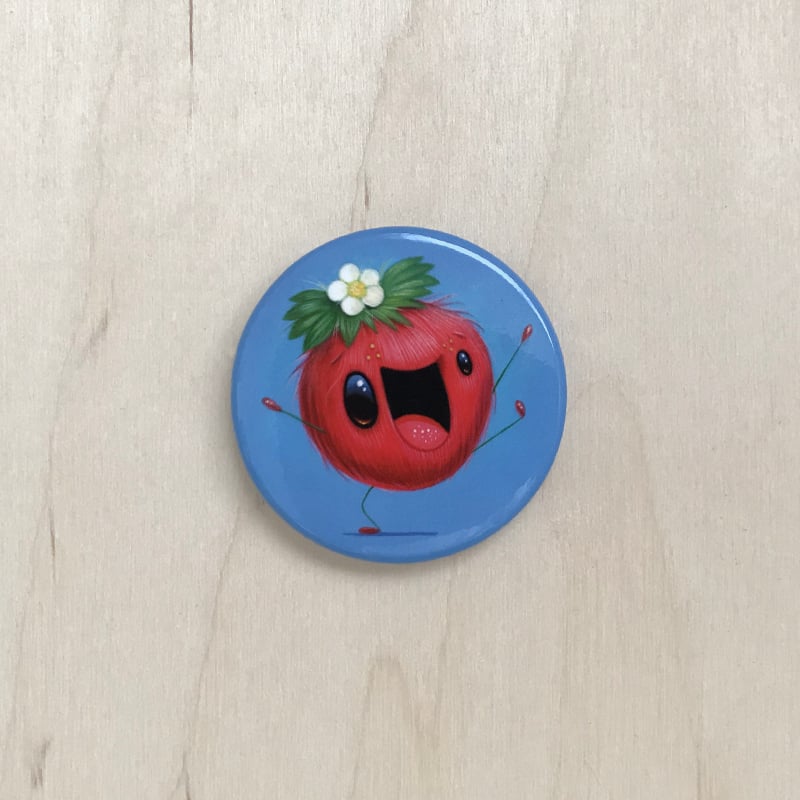 Fridge magnet with Strawberry